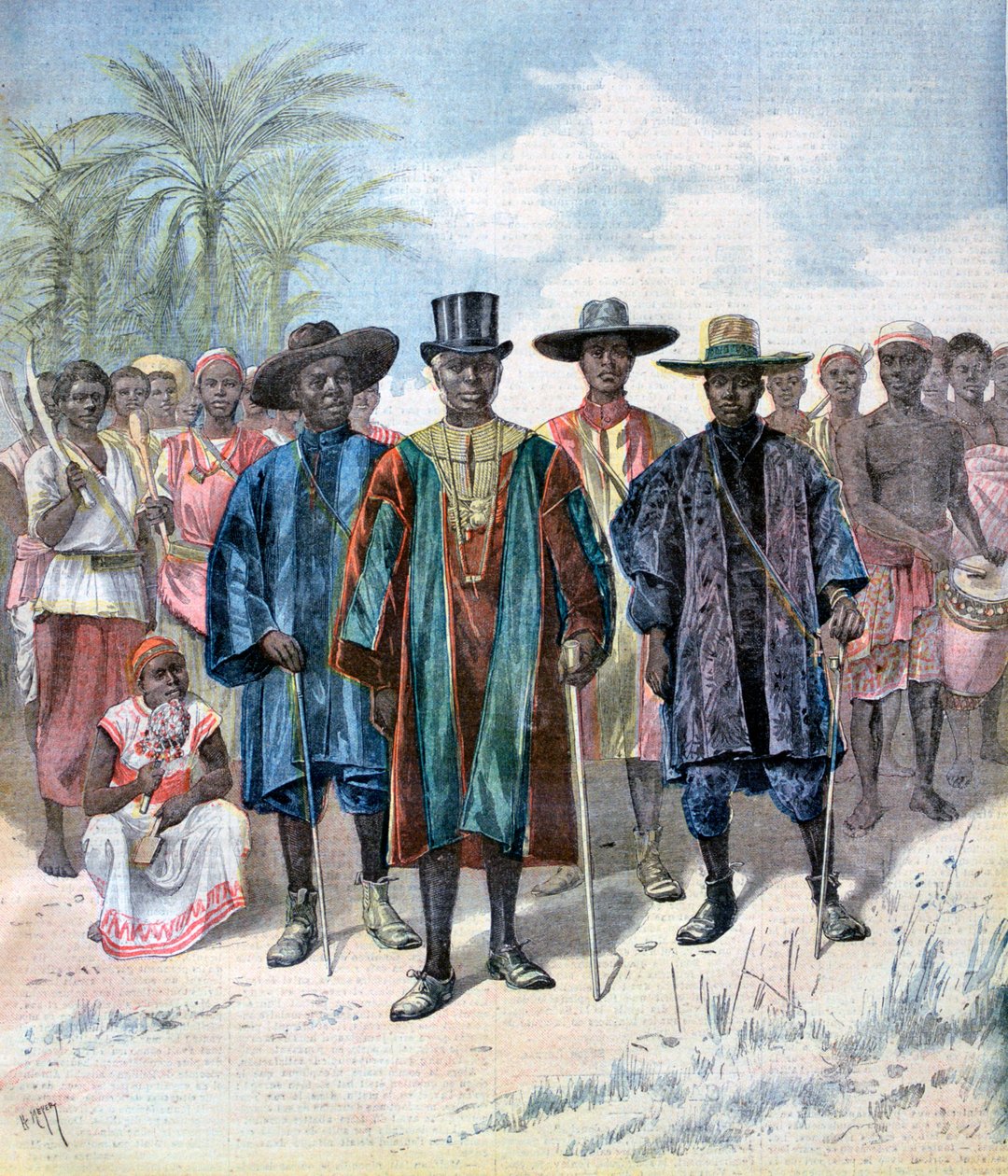 Dahomeaner, 1893 von Henri Meyer