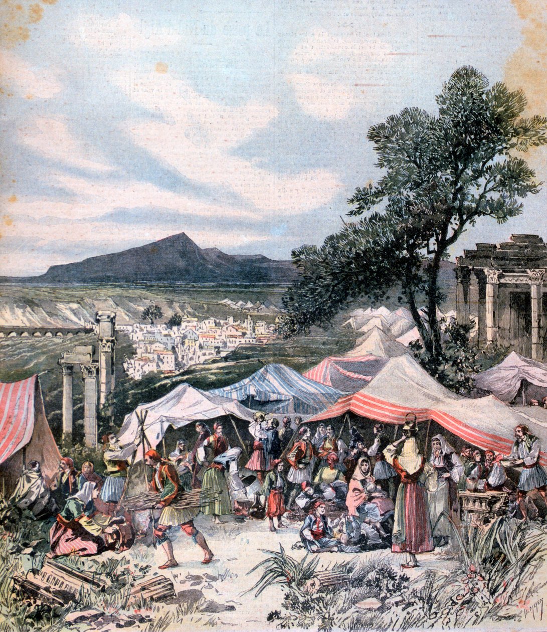 Erdbeben in Theben, 1893 von Henri Meyer