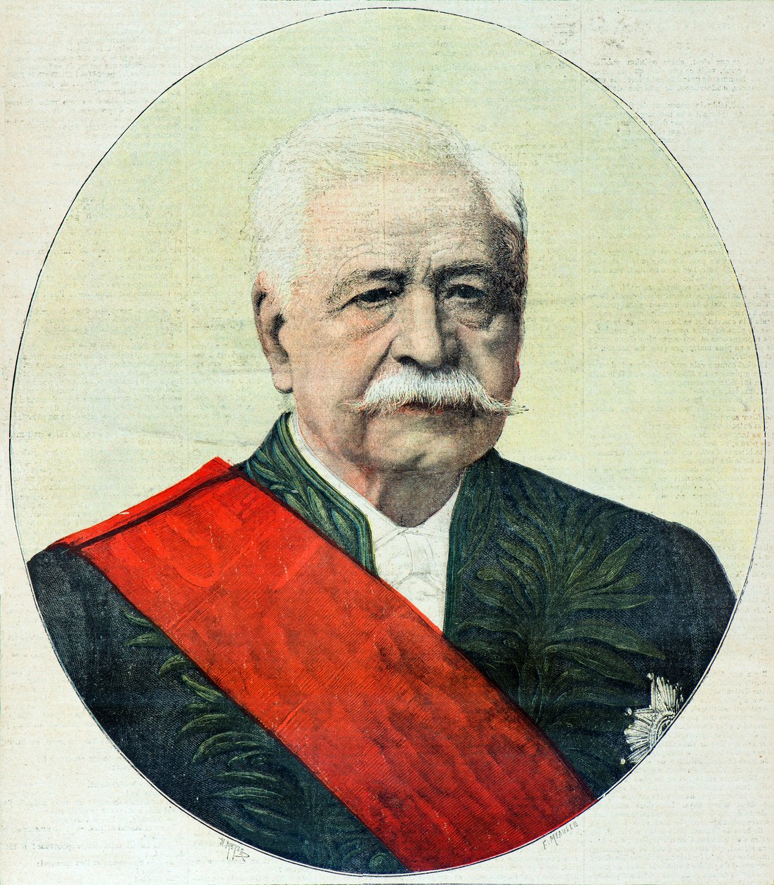 Porträt von Ferdinand de Lesseps von Henri Meyer