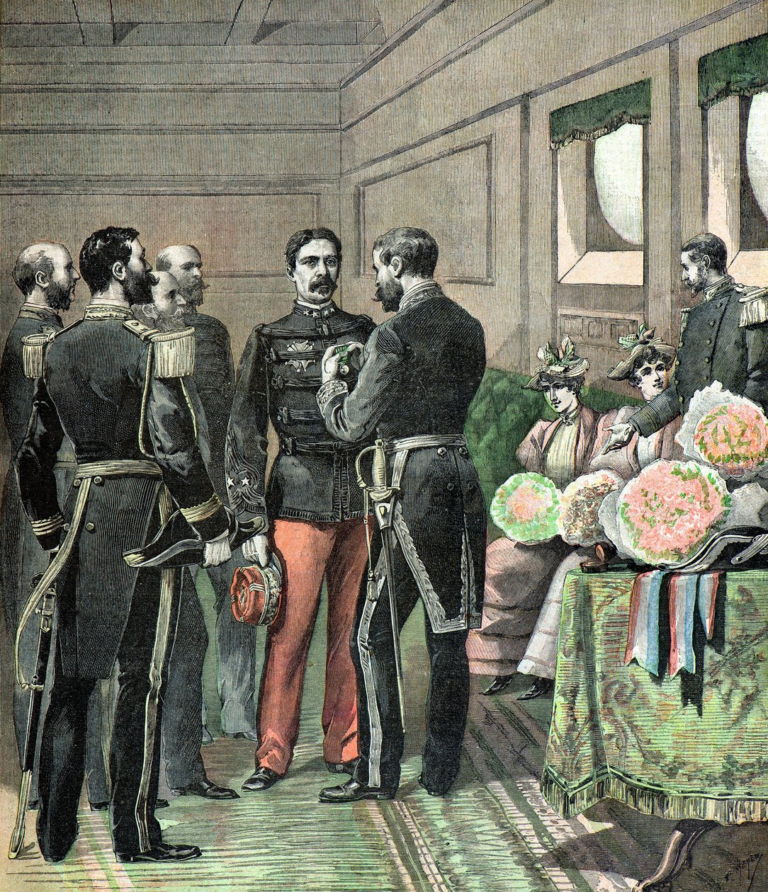 Präsentation der Dahomey-Medaille von Henri Meyer