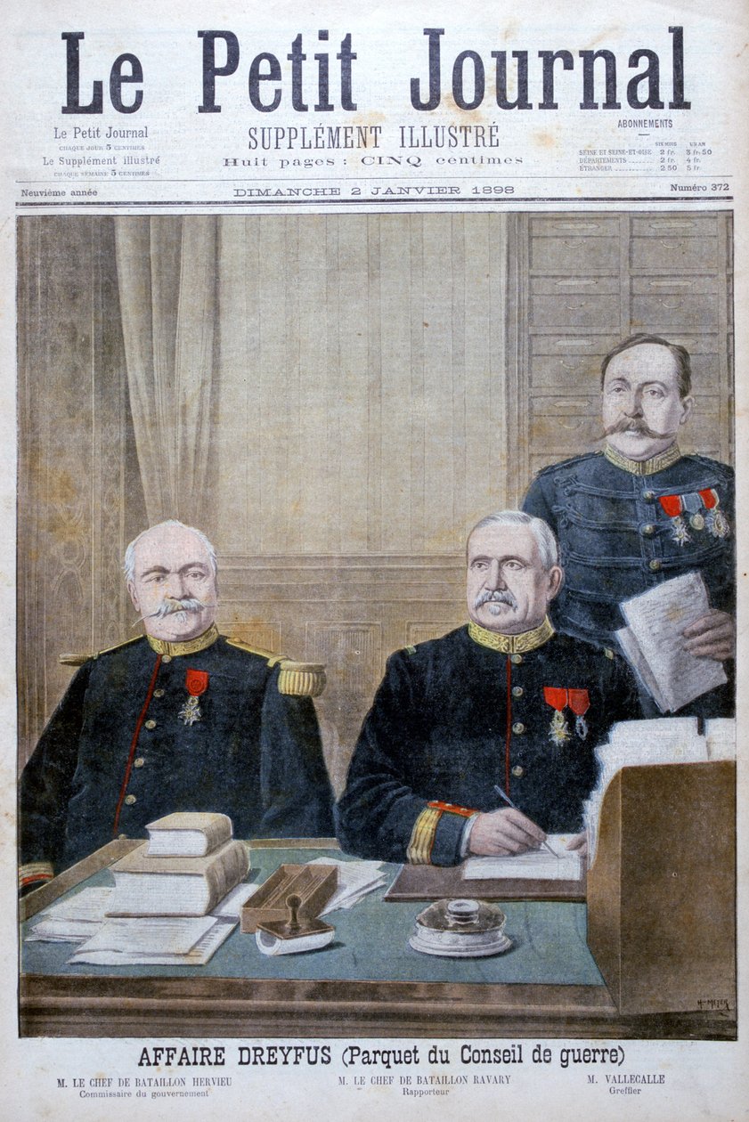 Die Dreyfus-Affäre, 1898 von Henri Meyer
