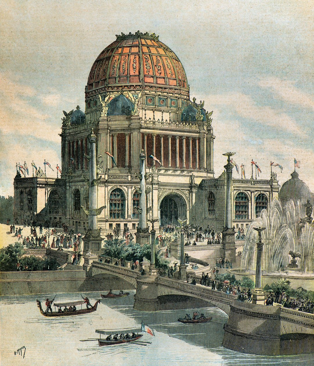Gebäude der Weißen Stadt von Henri Meyer