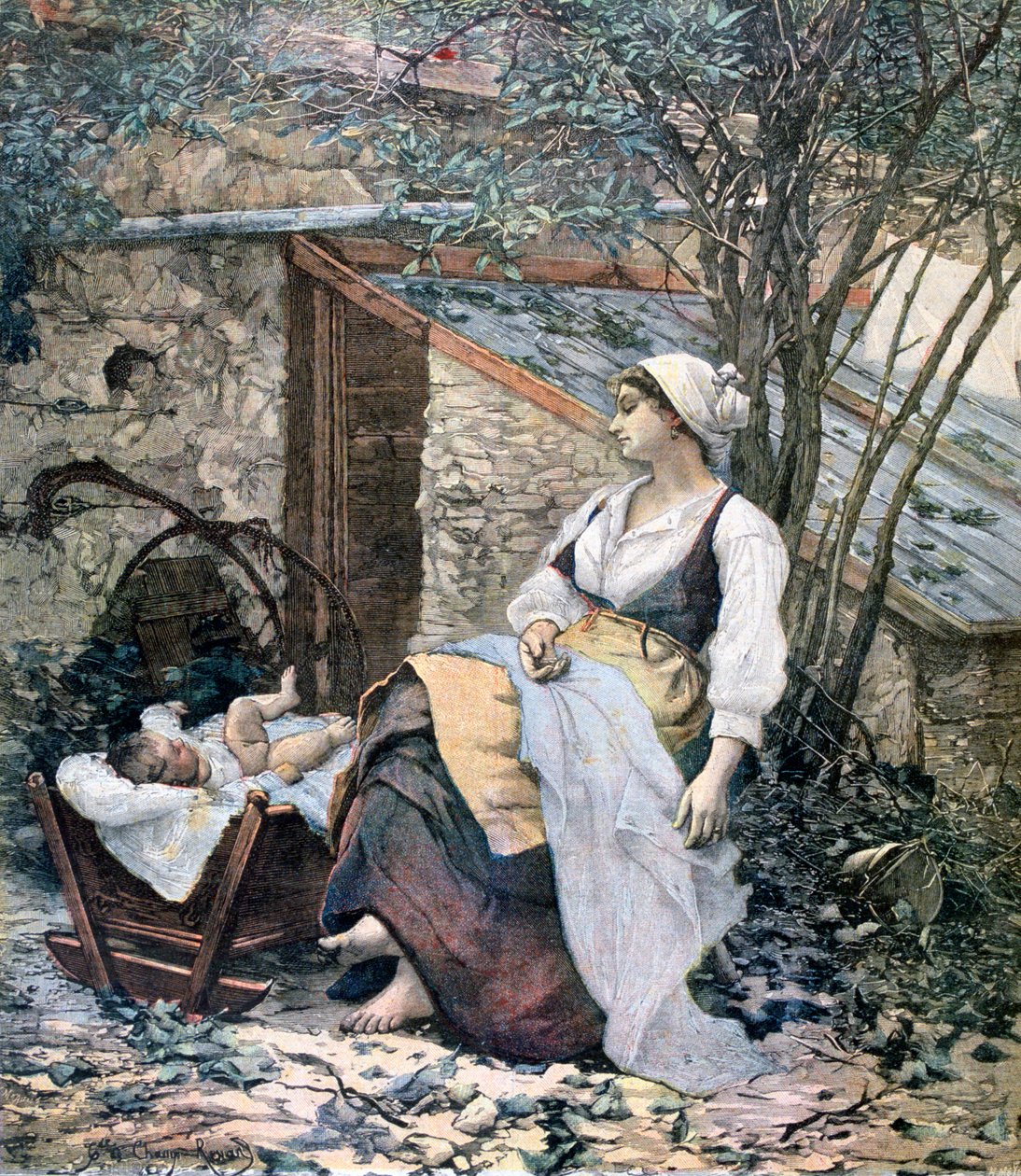 Junge Mutter von Henri Meyer