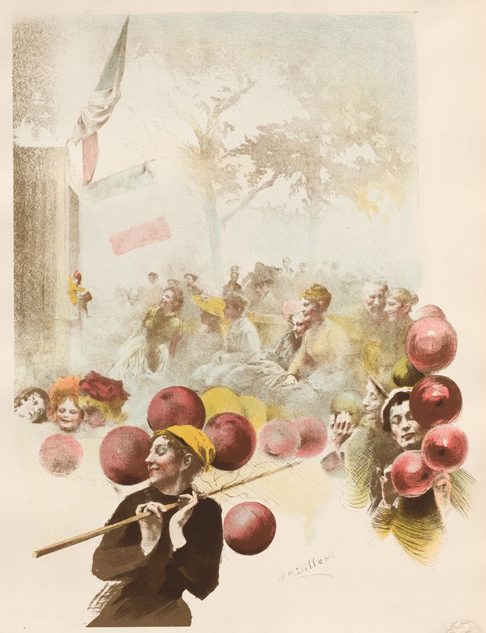 Polichinelle, 1899 von Henri Patrice Dillon