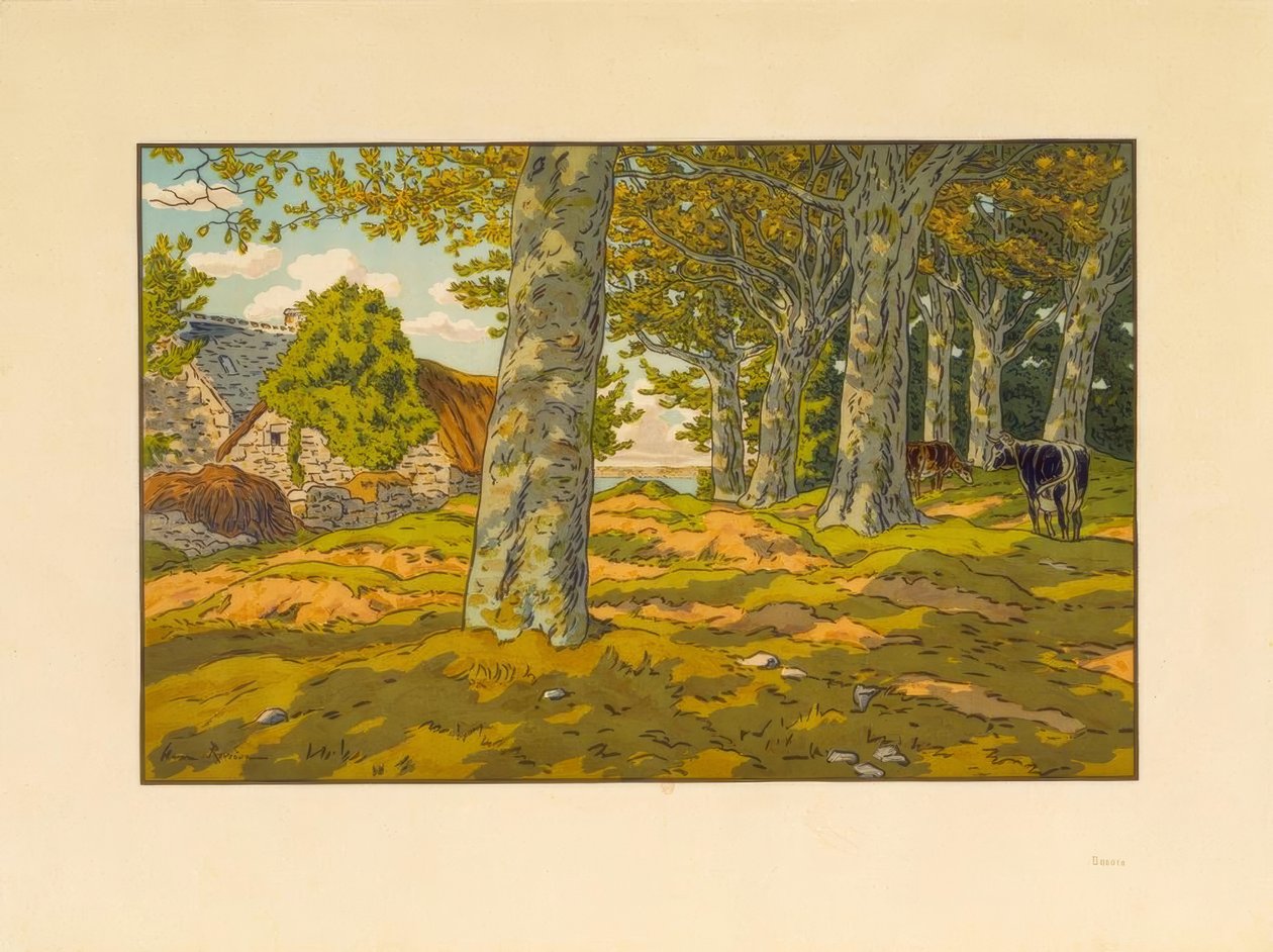 Der Buchenwald bei Kerzadern von Henri Rivière