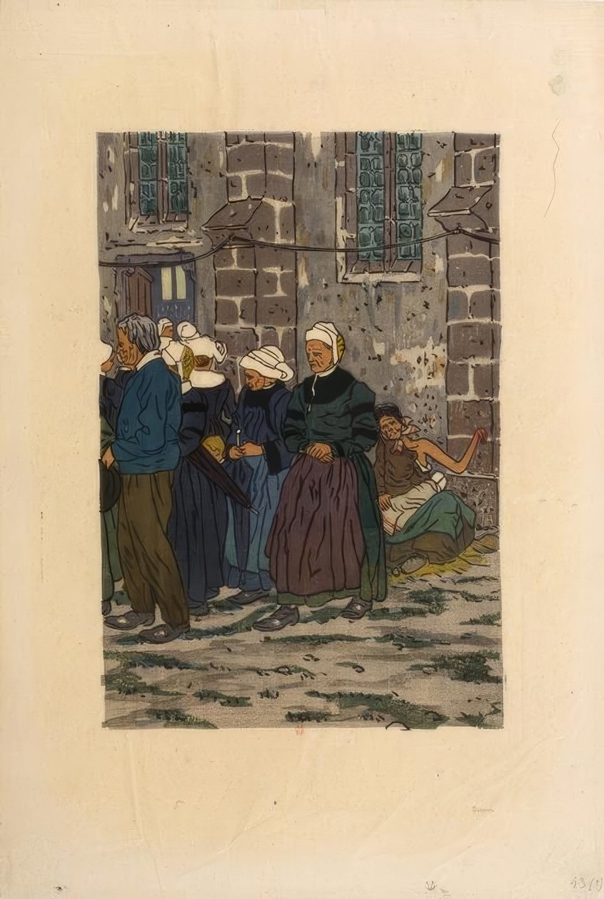 Le Pardon de Sainte-Anne-la-Palud von Henri Rivière