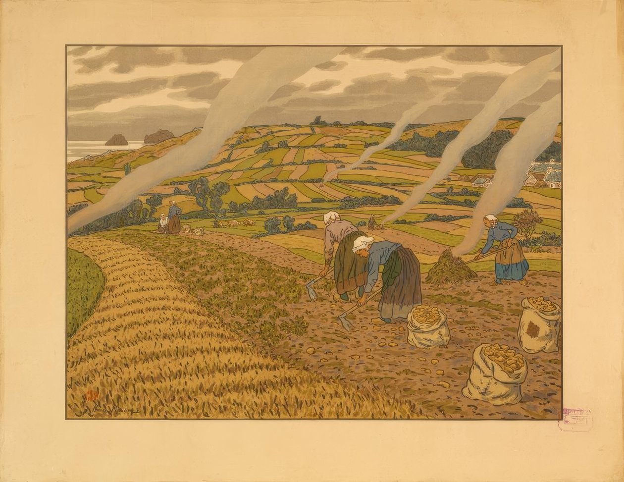 Die Feldarbeit von Henri Rivière