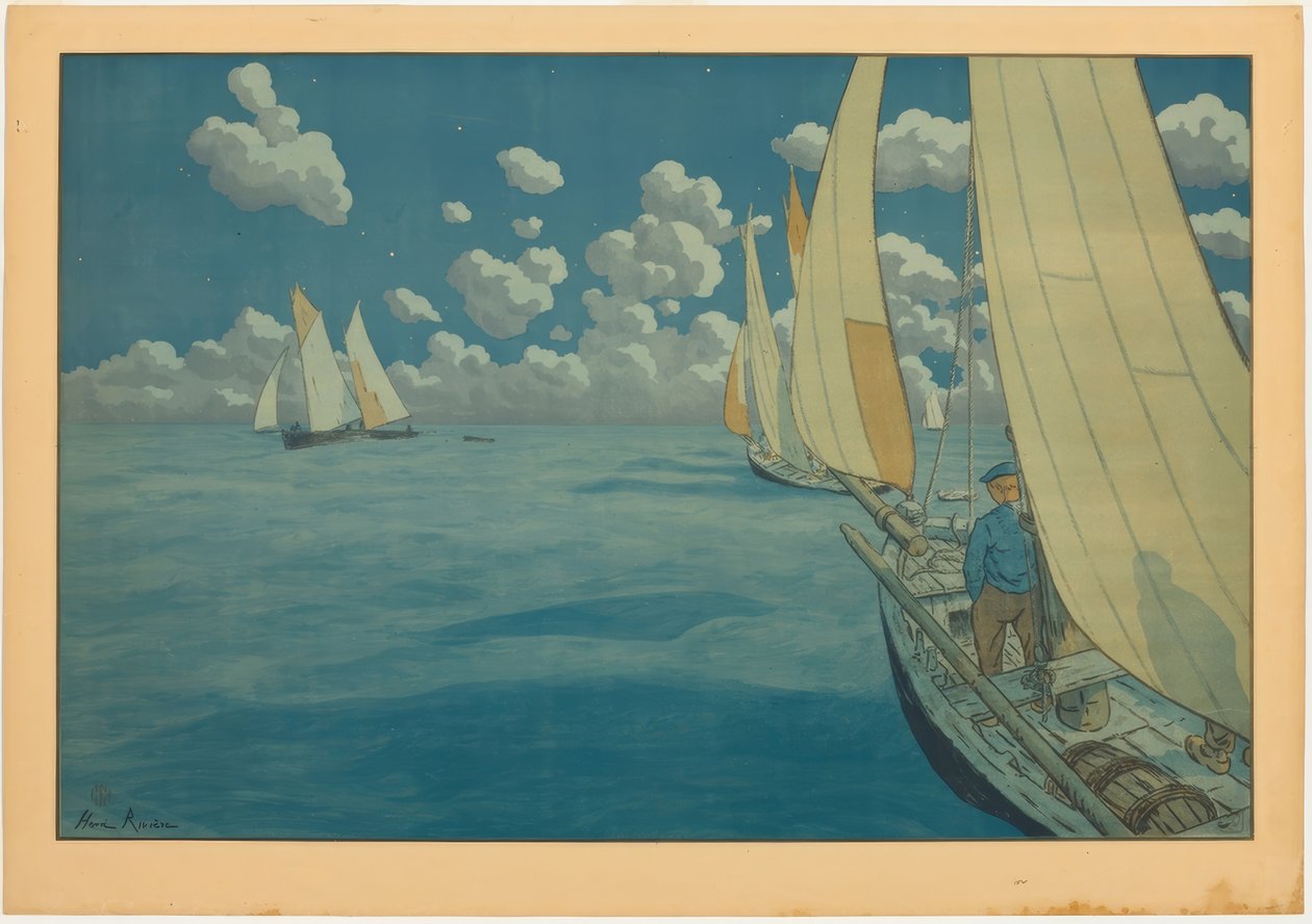 Nacht auf See von Henri Rivière