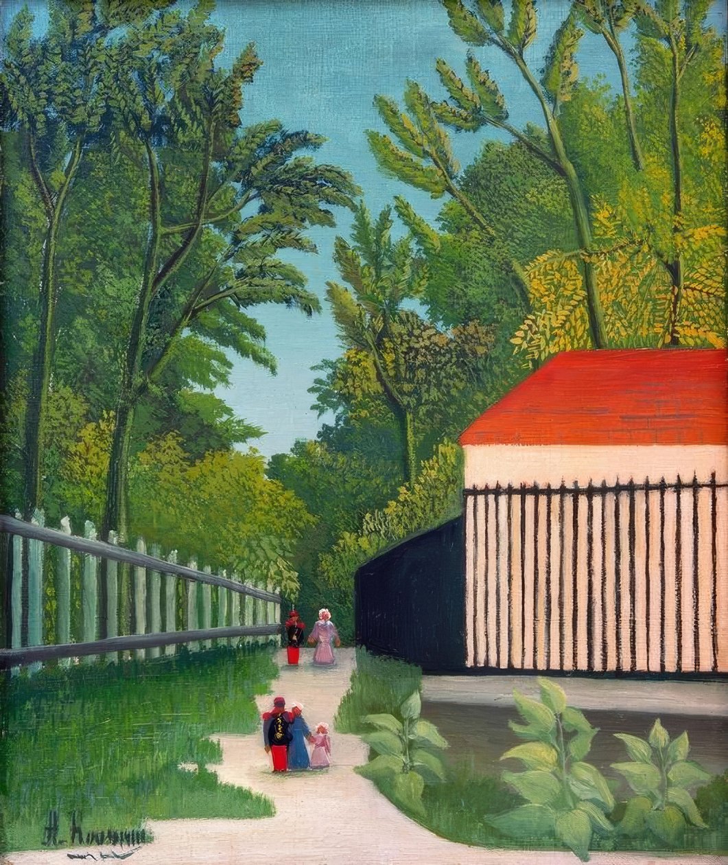Spaziergang im Parc Montsouris von Henri Rousseau