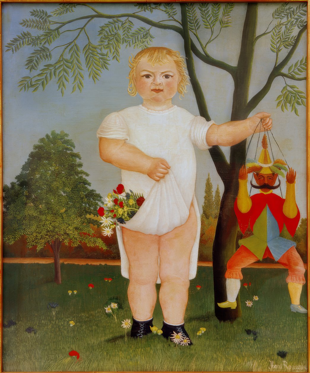 Zur Feier des Babys von Henri Rousseau