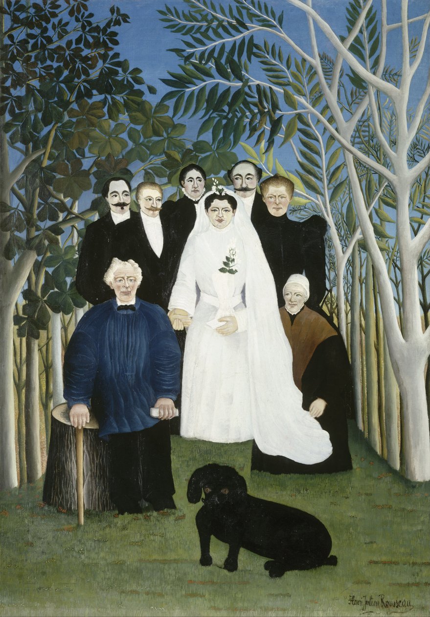 Die Hochzeitsfeier von Henri Rousseau