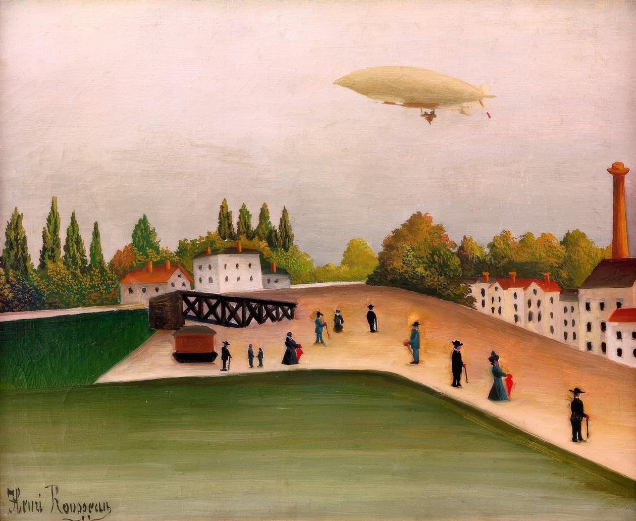 Blick auf den Quai d’Ivry von Henri Rousseau