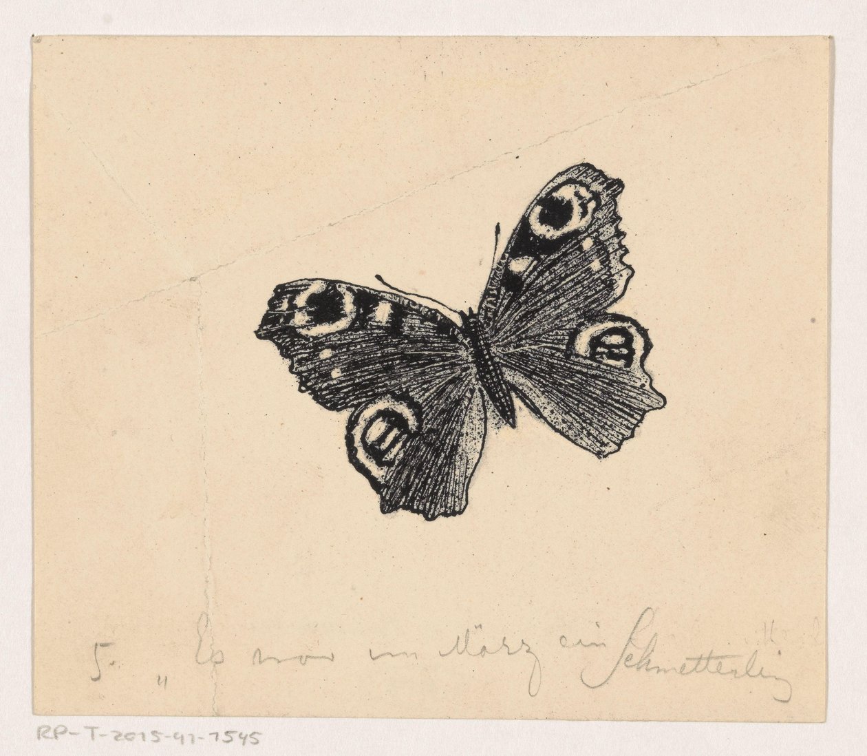 Schmetterling von Henri Verstijnen