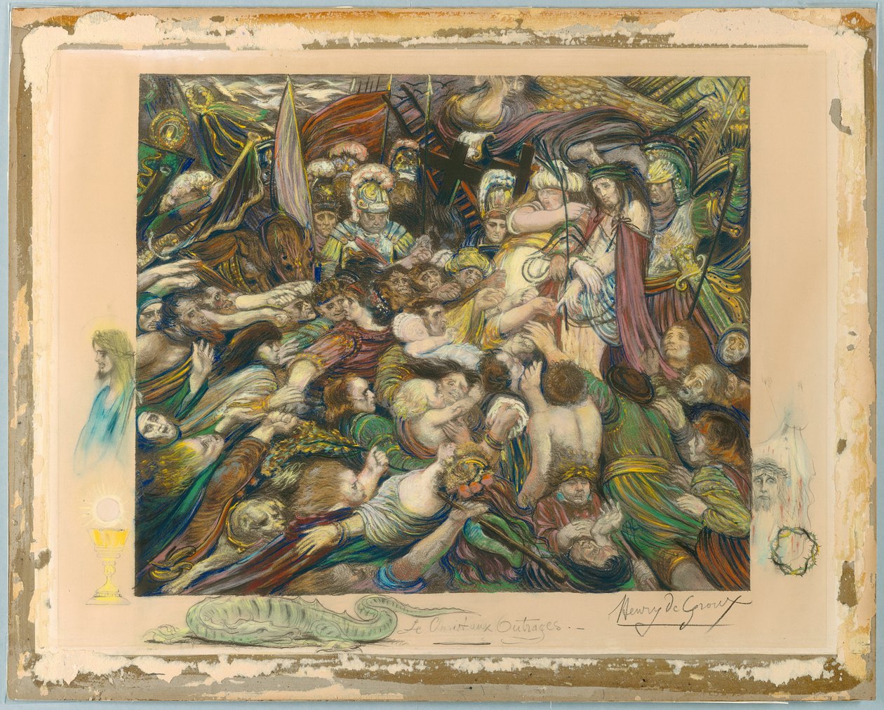 Christus unter seinen Peinigern von Henri de Groux