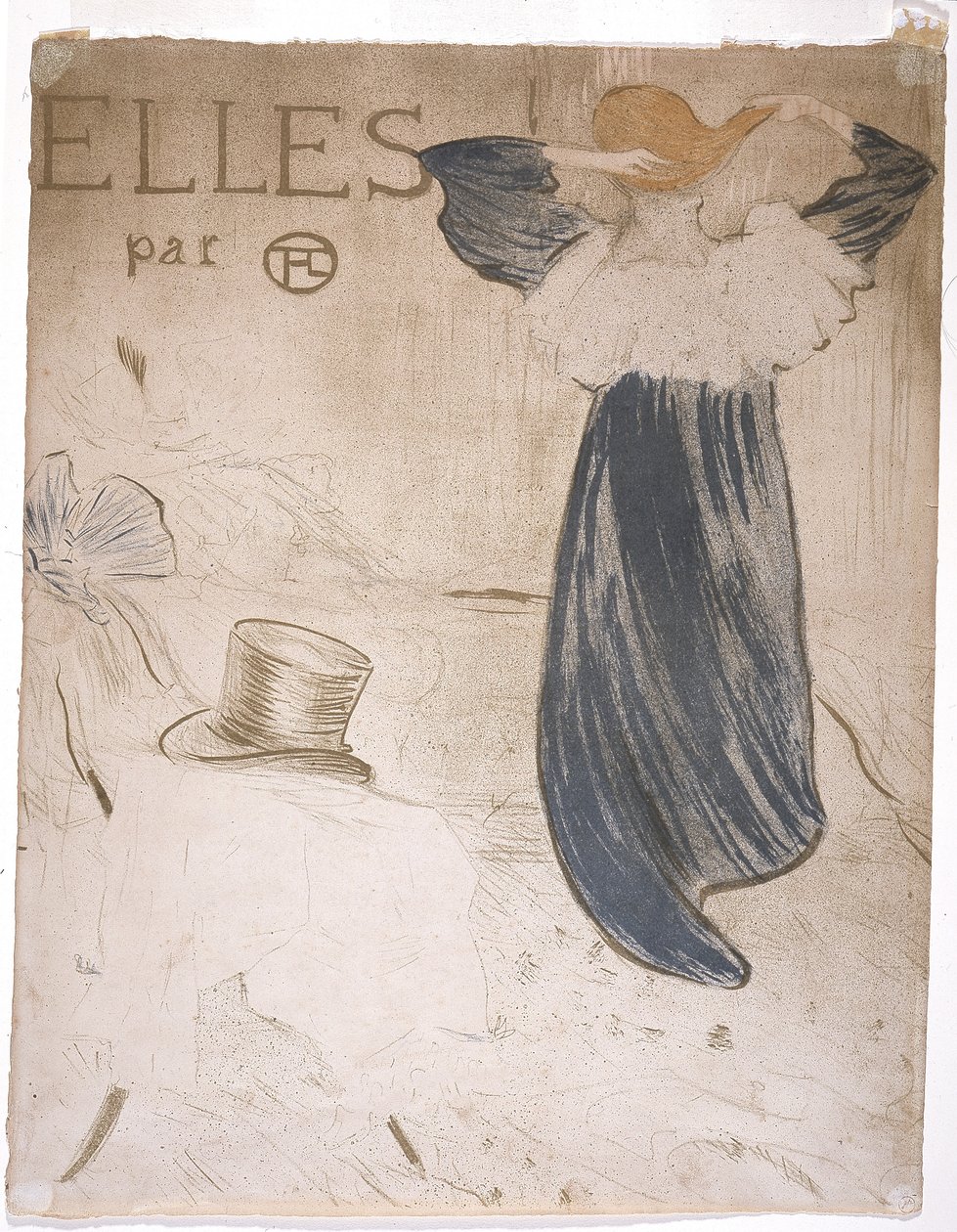Frontispiz für "Elles" von Henri de Toulouse Lautrec