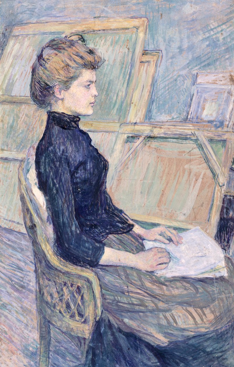 Modell im Studium (Helene Vary) von Henri de Toulouse Lautrec