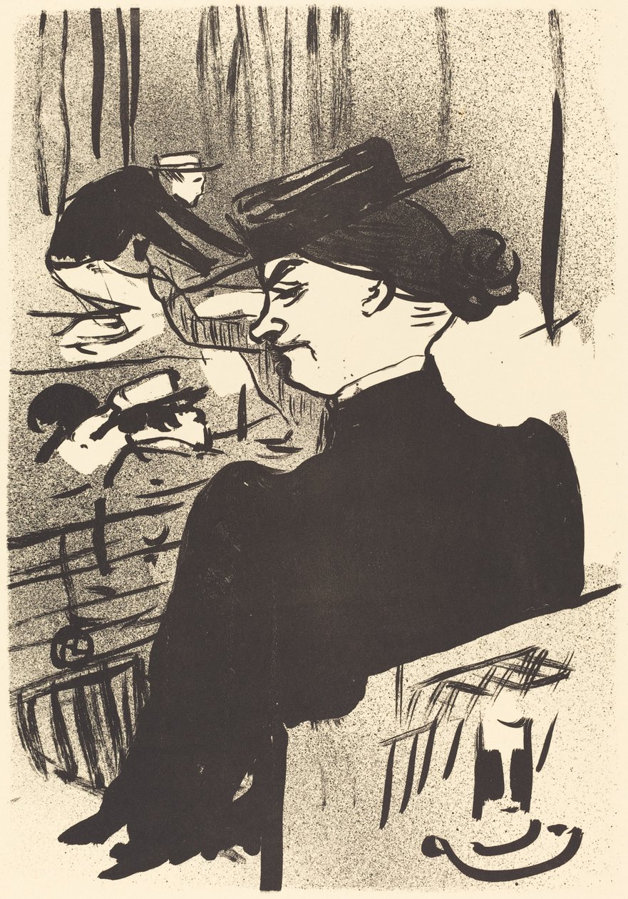 Eine Zuschauerin von Henri de Toulouse Lautrec