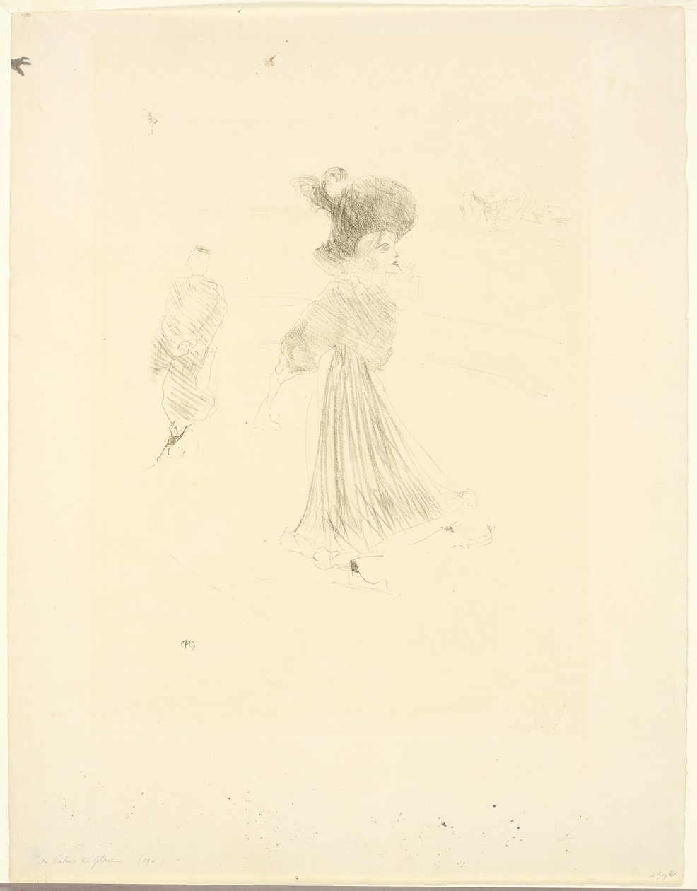 Im Eispalast von Henri de Toulouse Lautrec