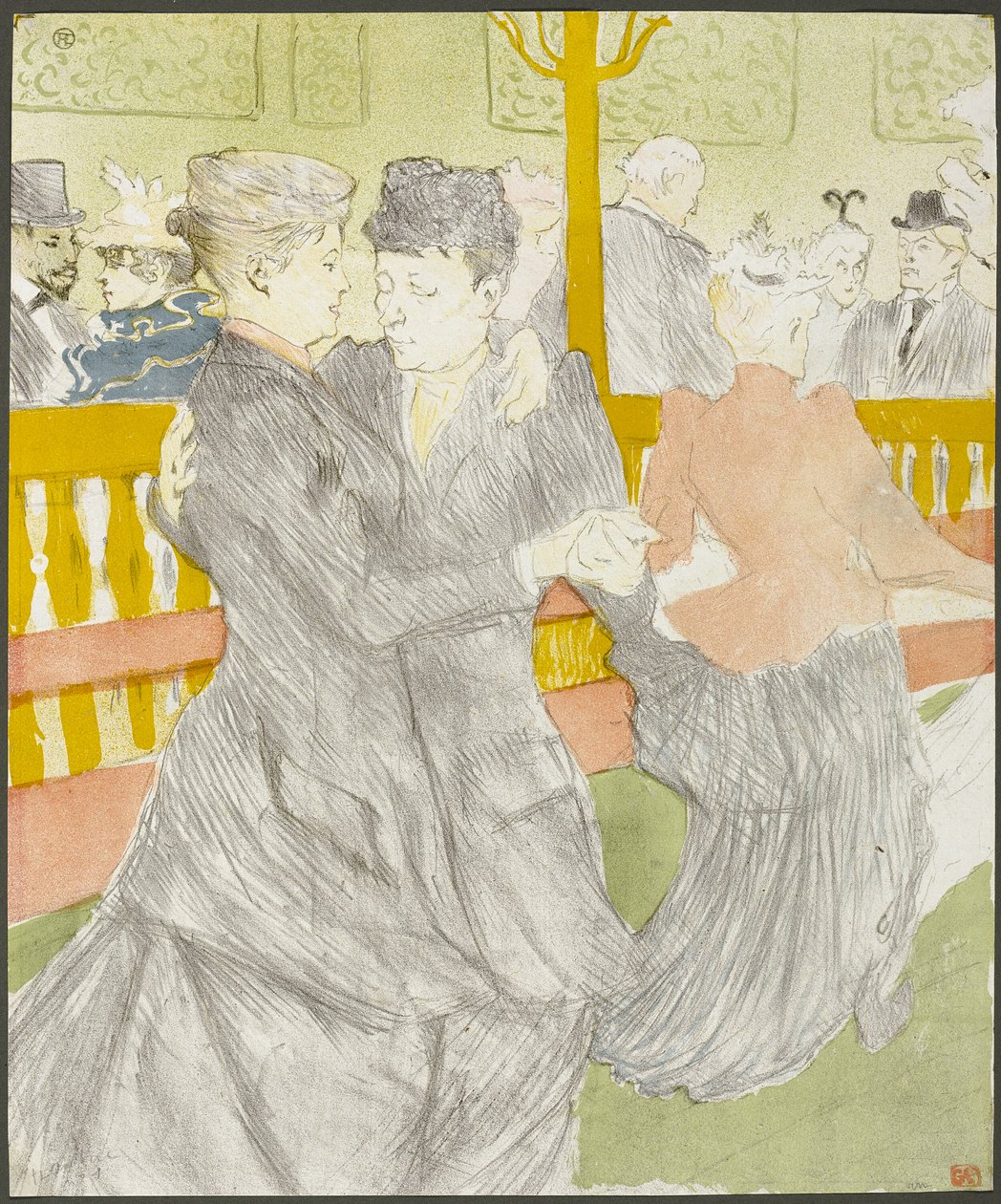 Tanz im Moulin Rouge von Henri de Toulouse Lautrec