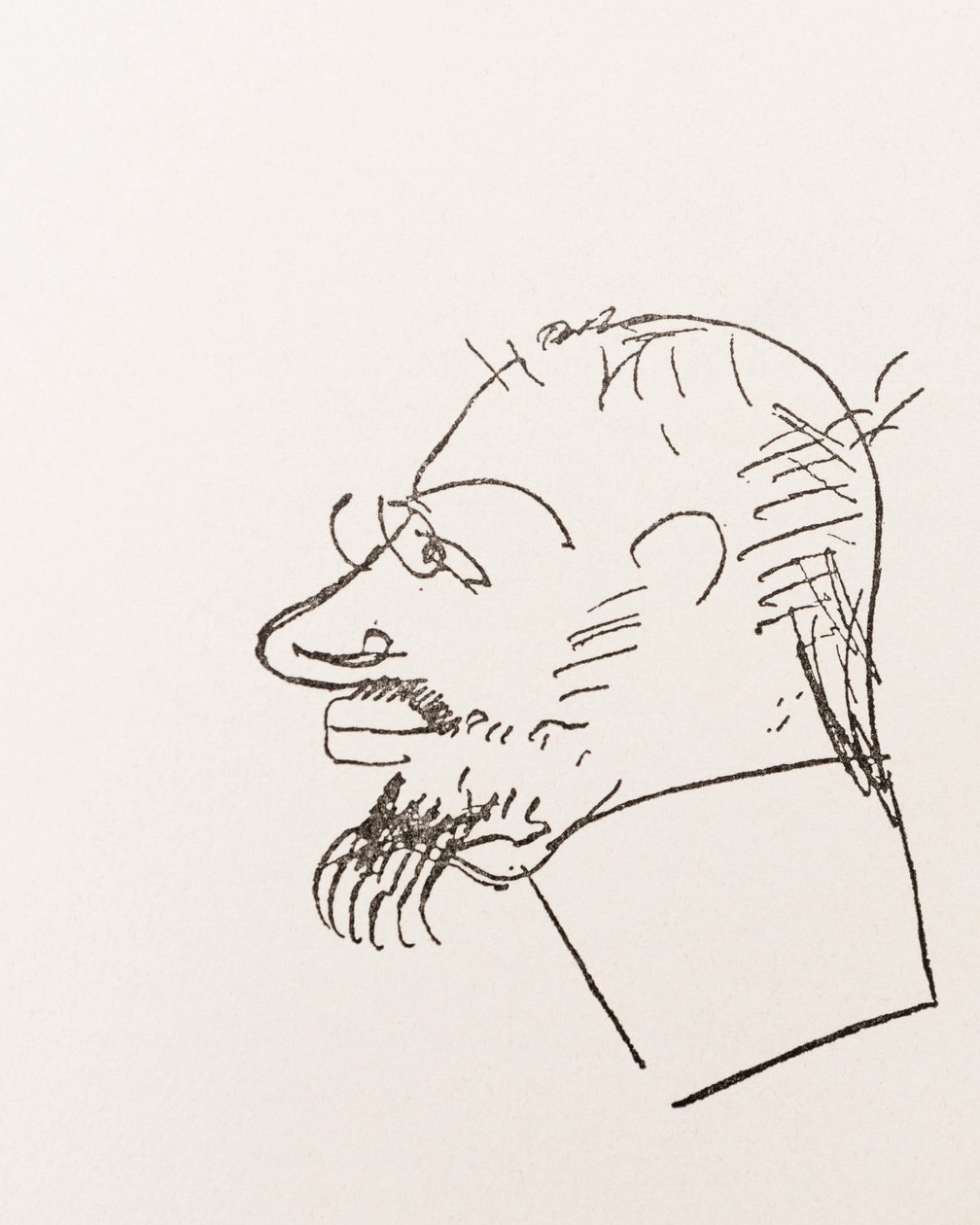 Henri Toulouse-Lautrec. Selbstporträt. von Henri de Toulouse Lautrec