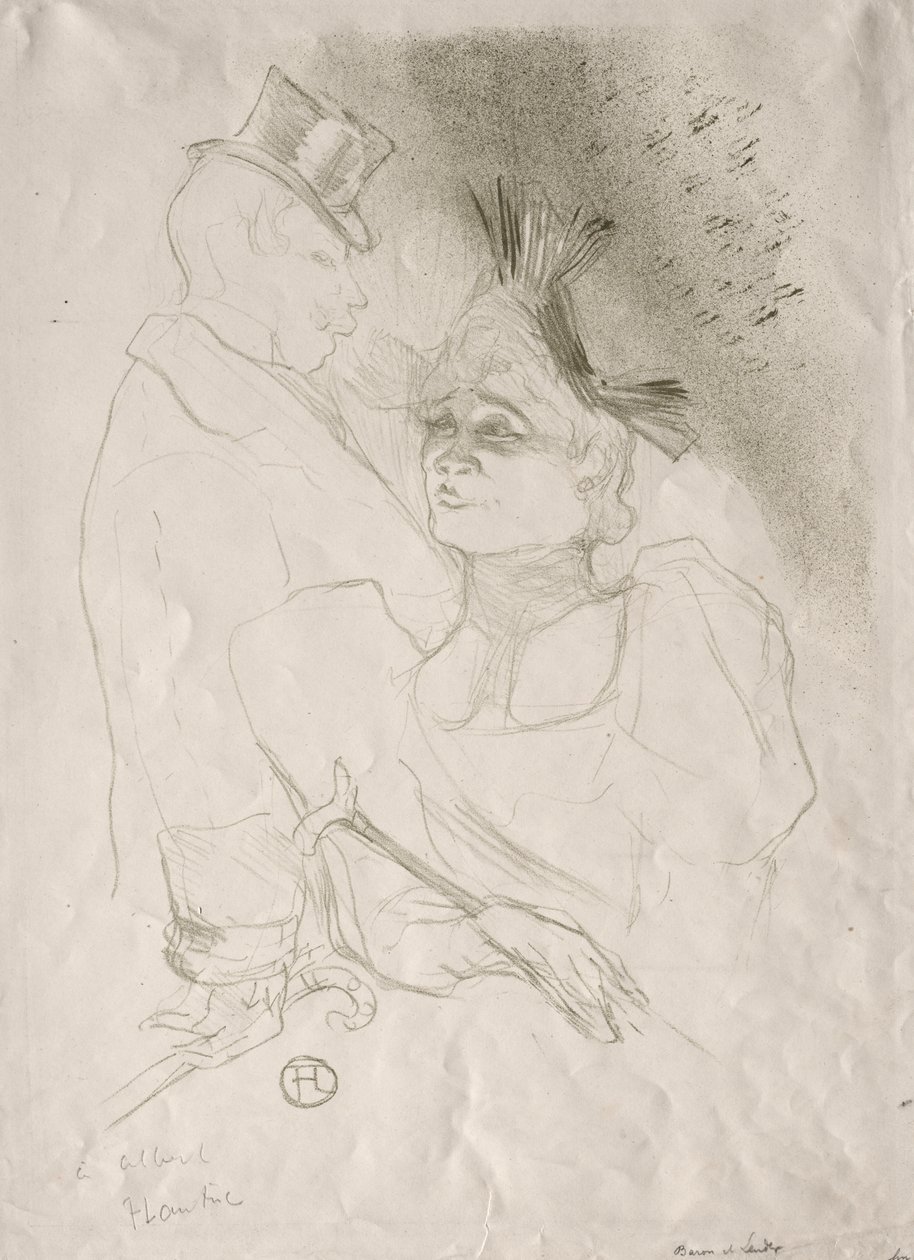 Verleiher und Baron von Henri de Toulouse Lautrec