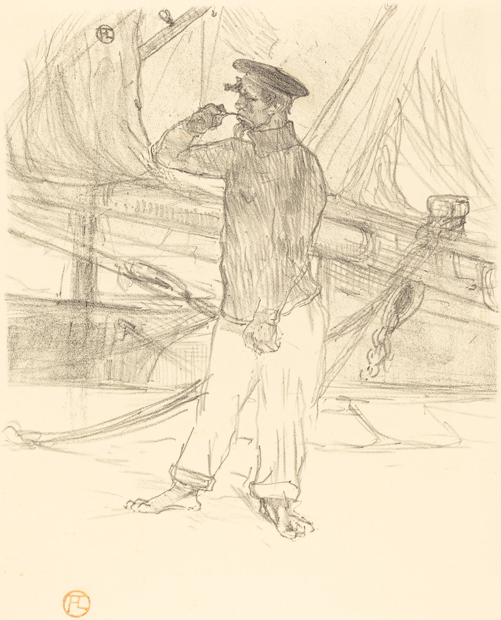 Der Hering von Henri de Toulouse Lautrec