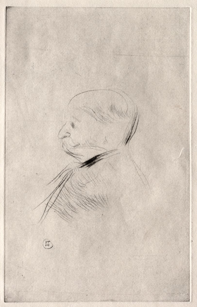 Porträt von M. X. von Henri de Toulouse Lautrec