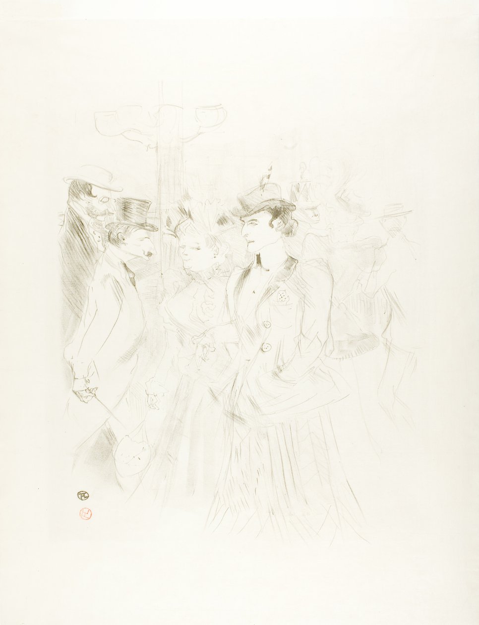 Promenade von Henri de Toulouse Lautrec