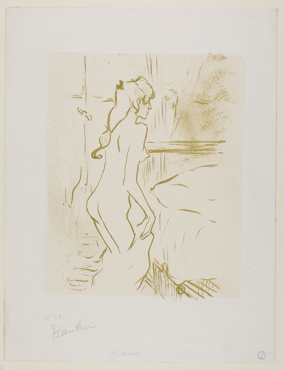 Studie einer Frau von Henri de Toulouse Lautrec