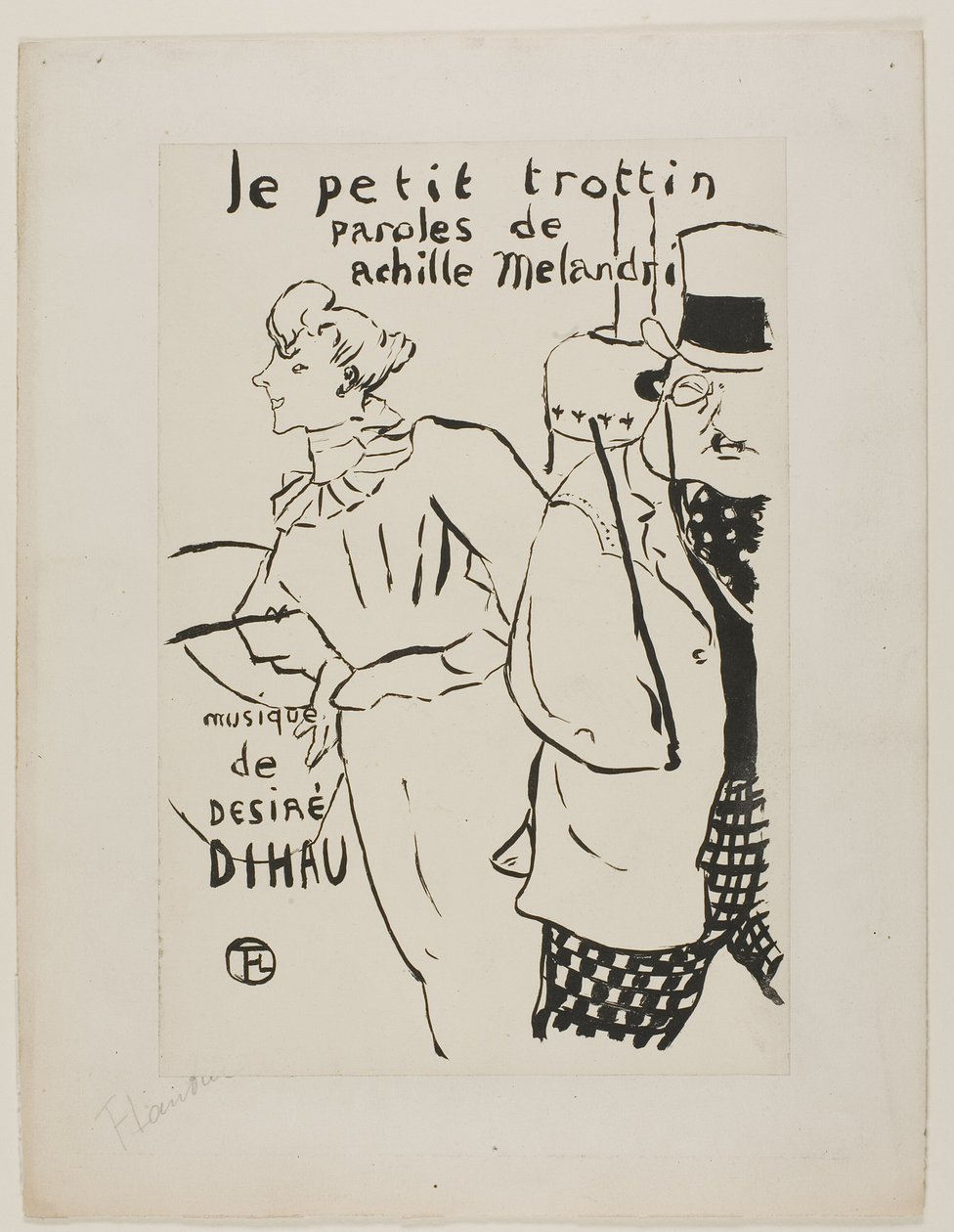 Das kleine Botengirl von Henri de Toulouse Lautrec