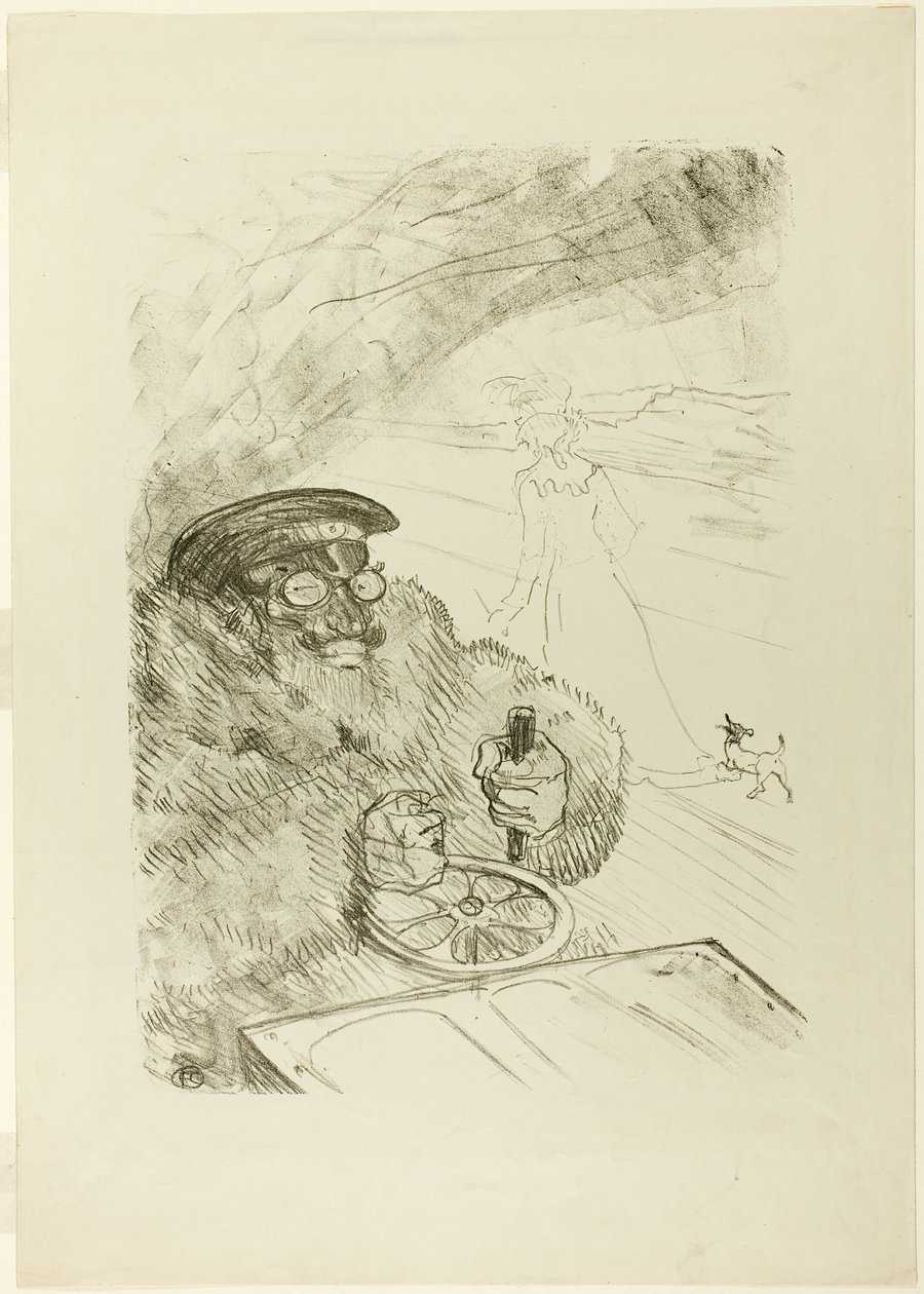 Der Autofahrer von Henri de Toulouse Lautrec