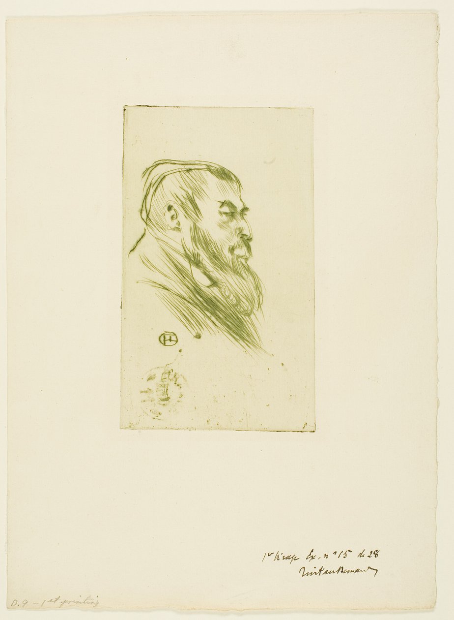 Tristan Bernard von Henri de Toulouse Lautrec