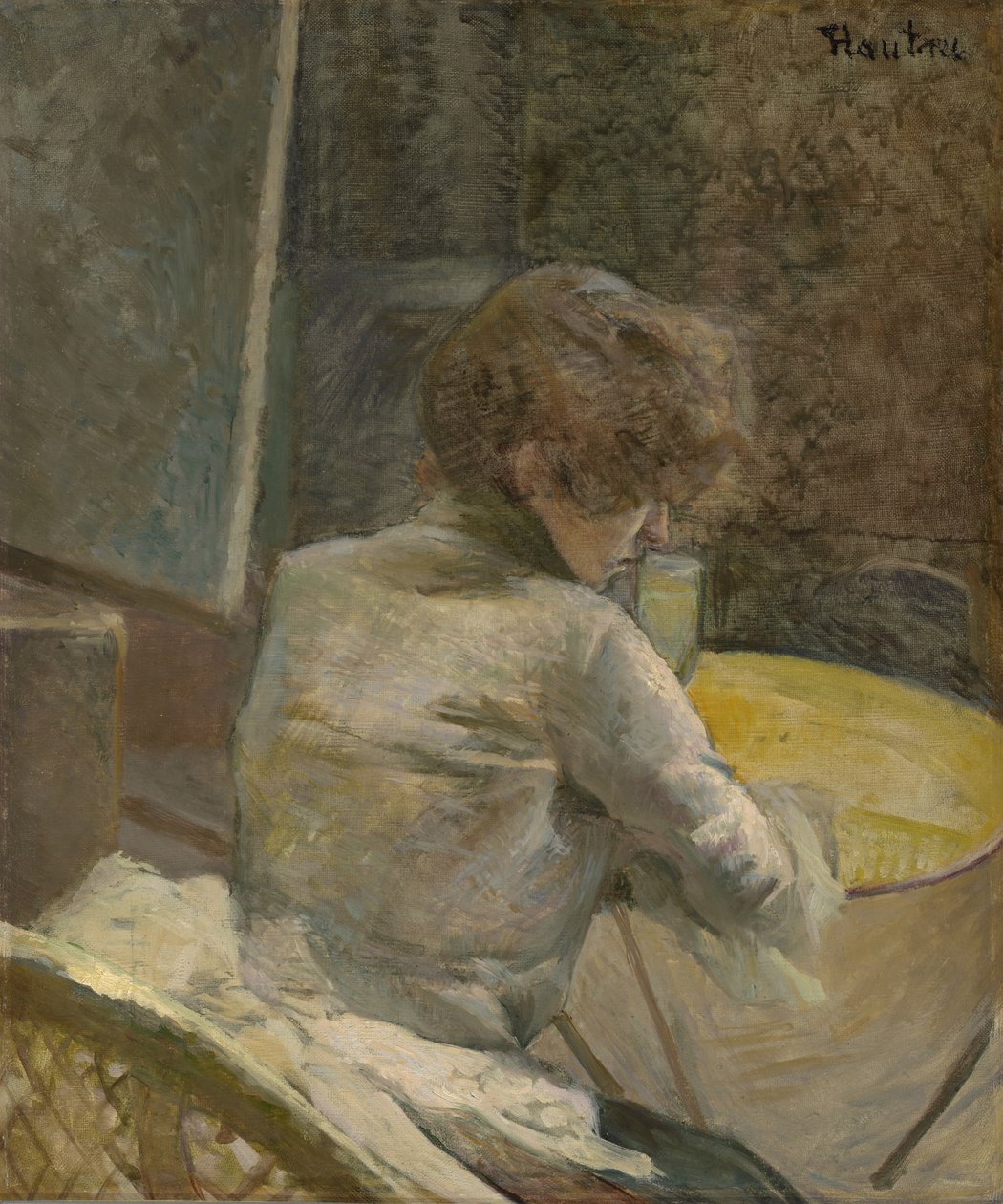 Warten von Henri de Toulouse Lautrec