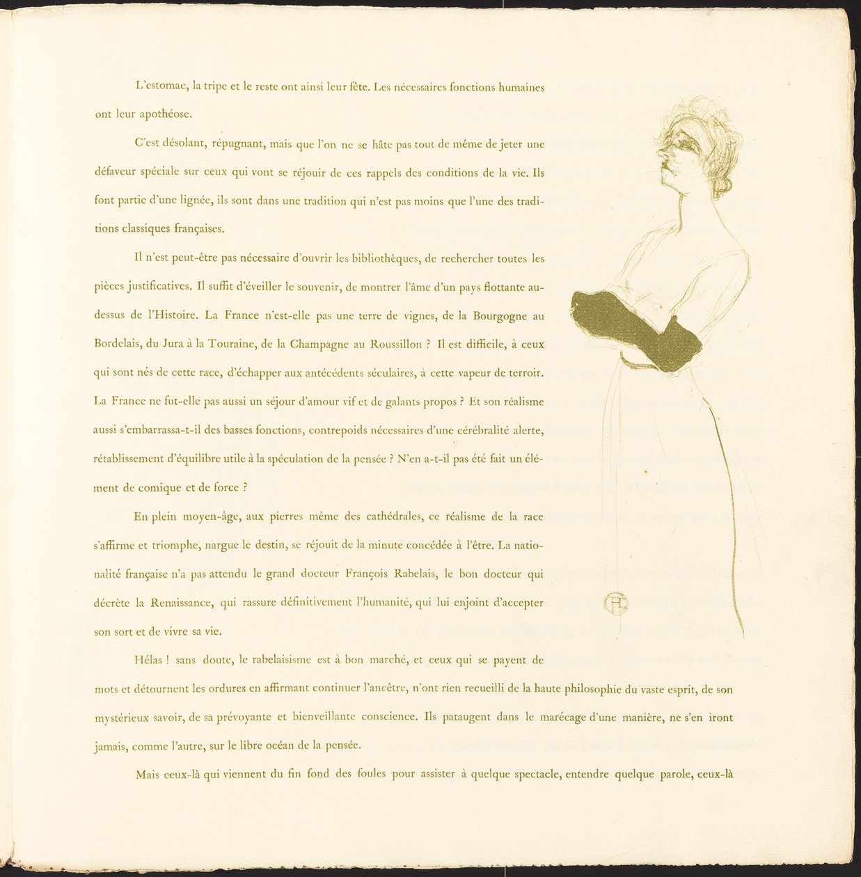 Yvette Guilbert von Henri de Toulouse Lautrec