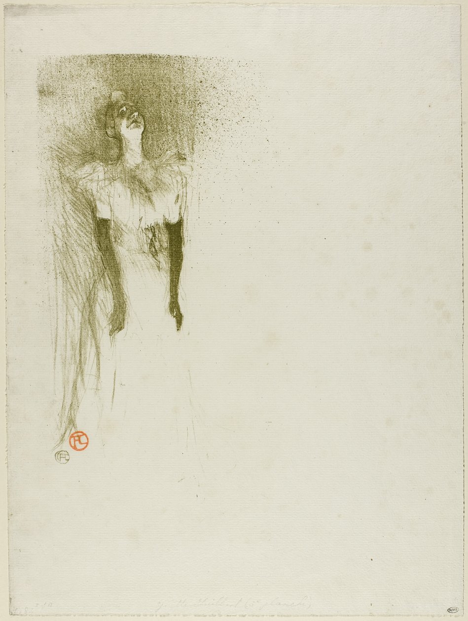 Yvette Guilbert von Henri de Toulouse Lautrec