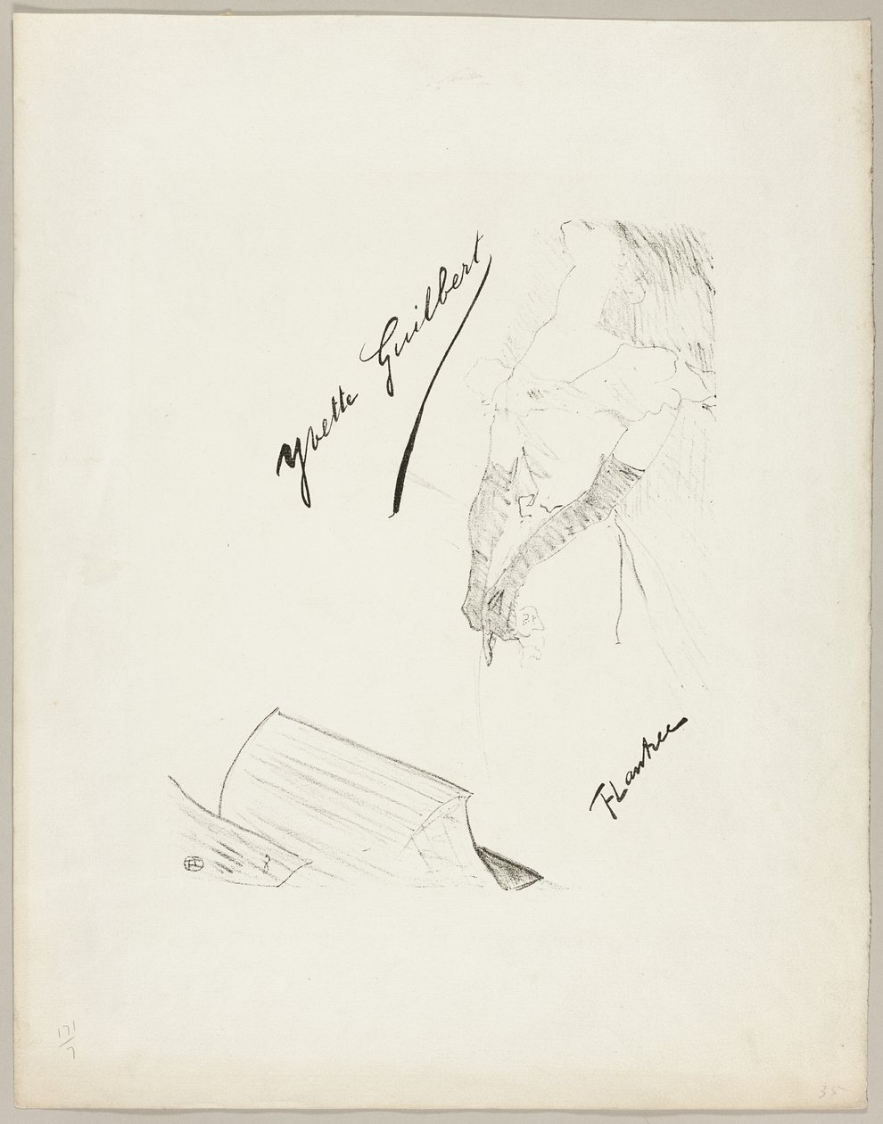 Yvette Guilbert von Henri de Toulouse Lautrec