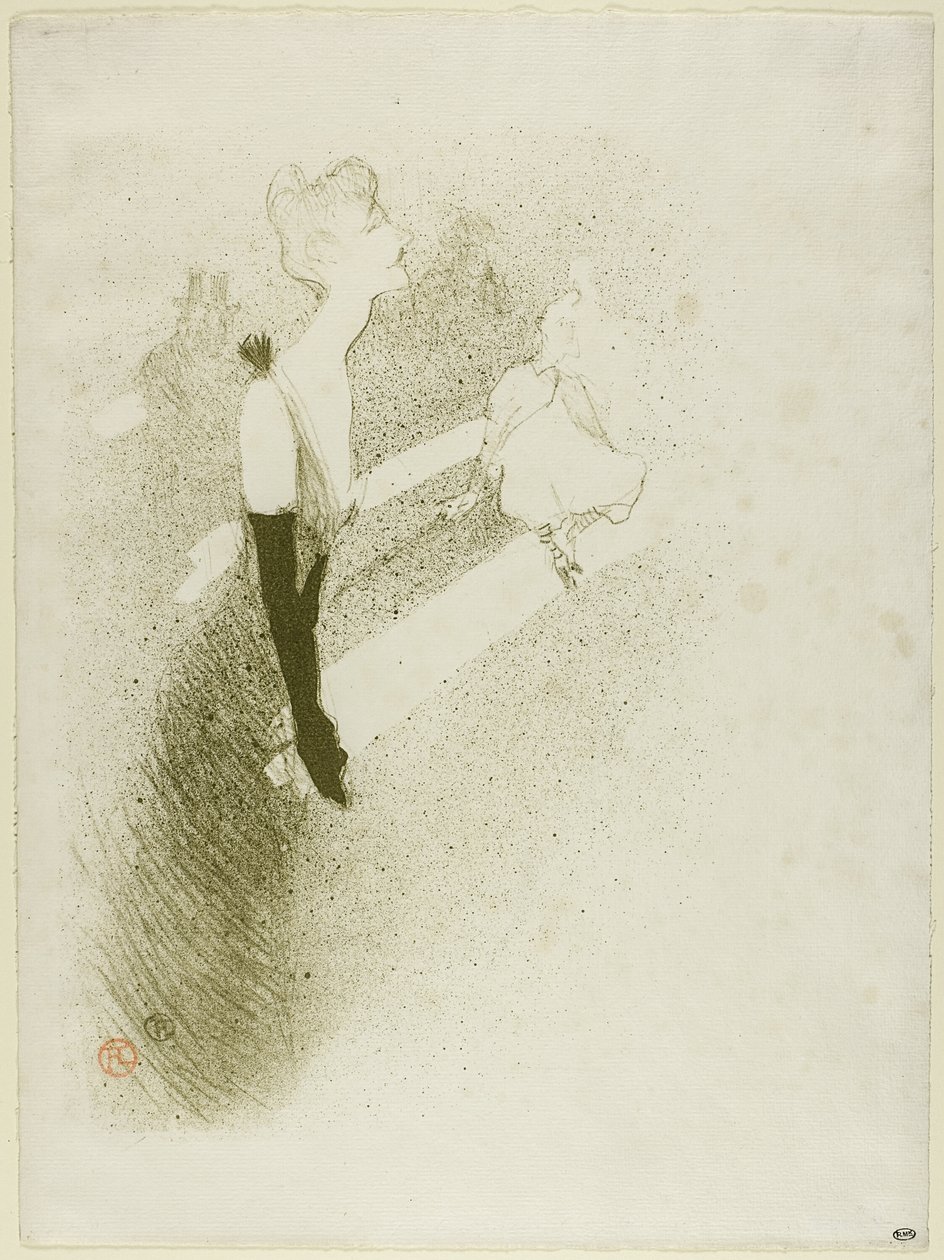 Yvette Guilbert von Henri de Toulouse Lautrec
