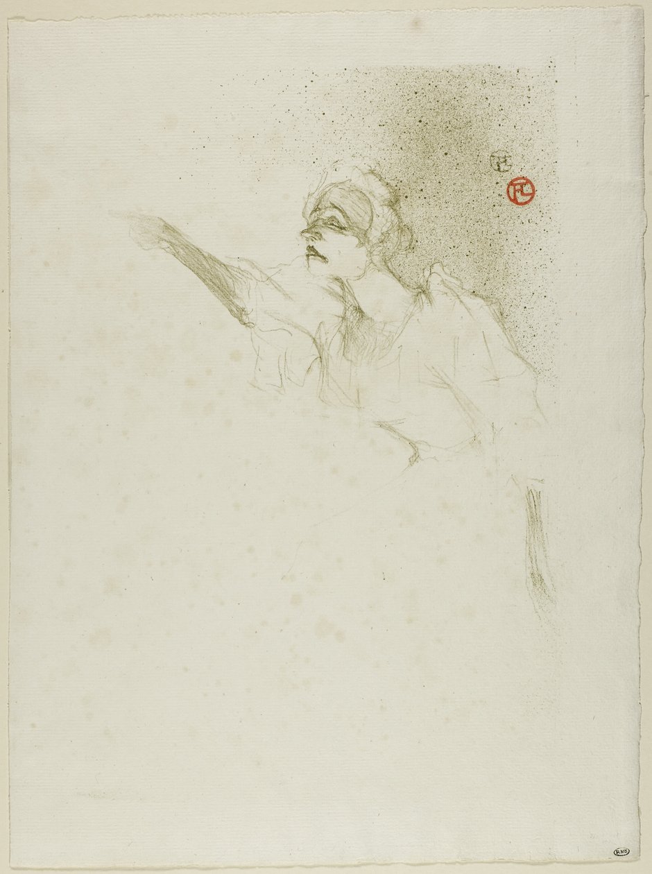Yvette Guilbert von Henri de Toulouse Lautrec