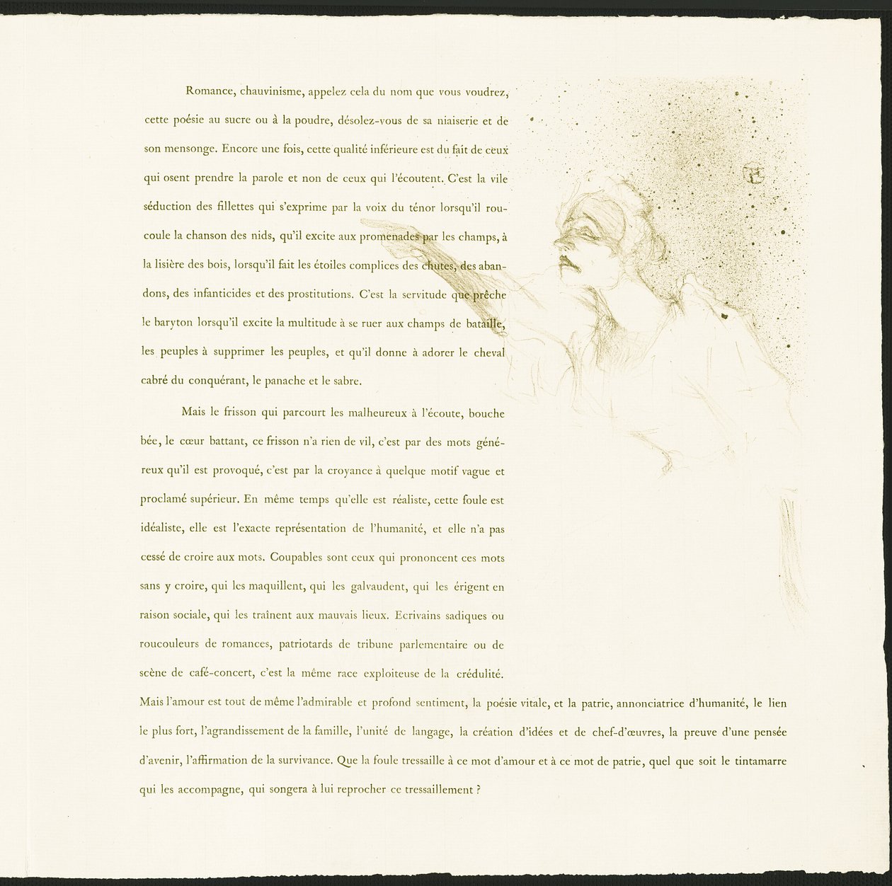 Yvette Guilbert von Henri de Toulouse Lautrec
