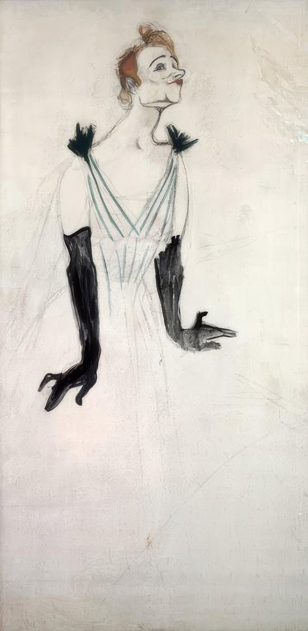 Yvette Guilbert von Henri de Toulouse Lautrec