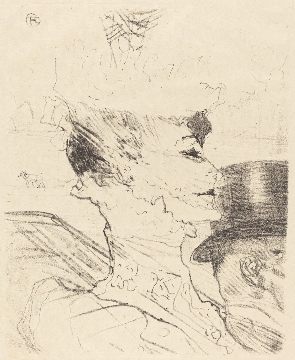 Yvette Guilbert von Henri de Toulouse Lautrec