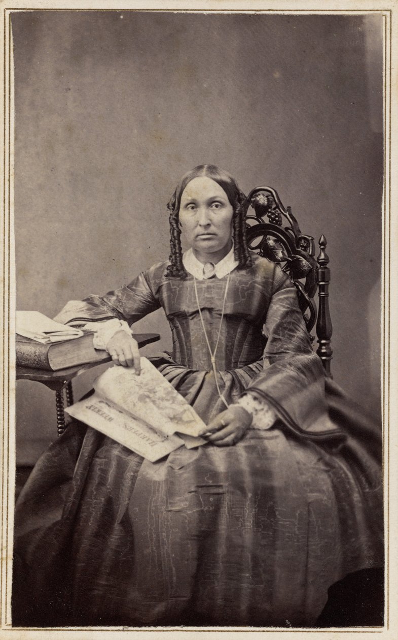 Porträt einer Frau, 1860er Jahre von Henrietta M. Hart