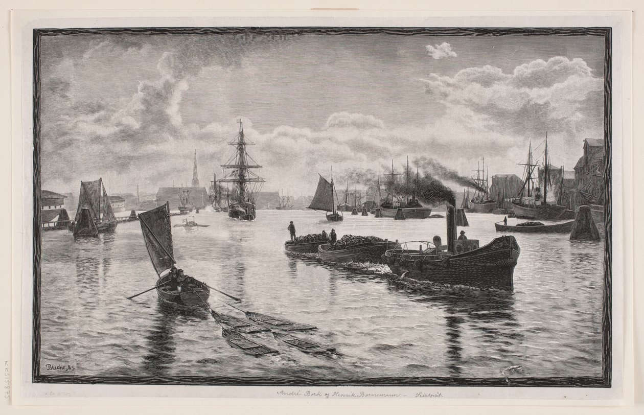 Hafen von Kopenhagen von Henrik Bornemann