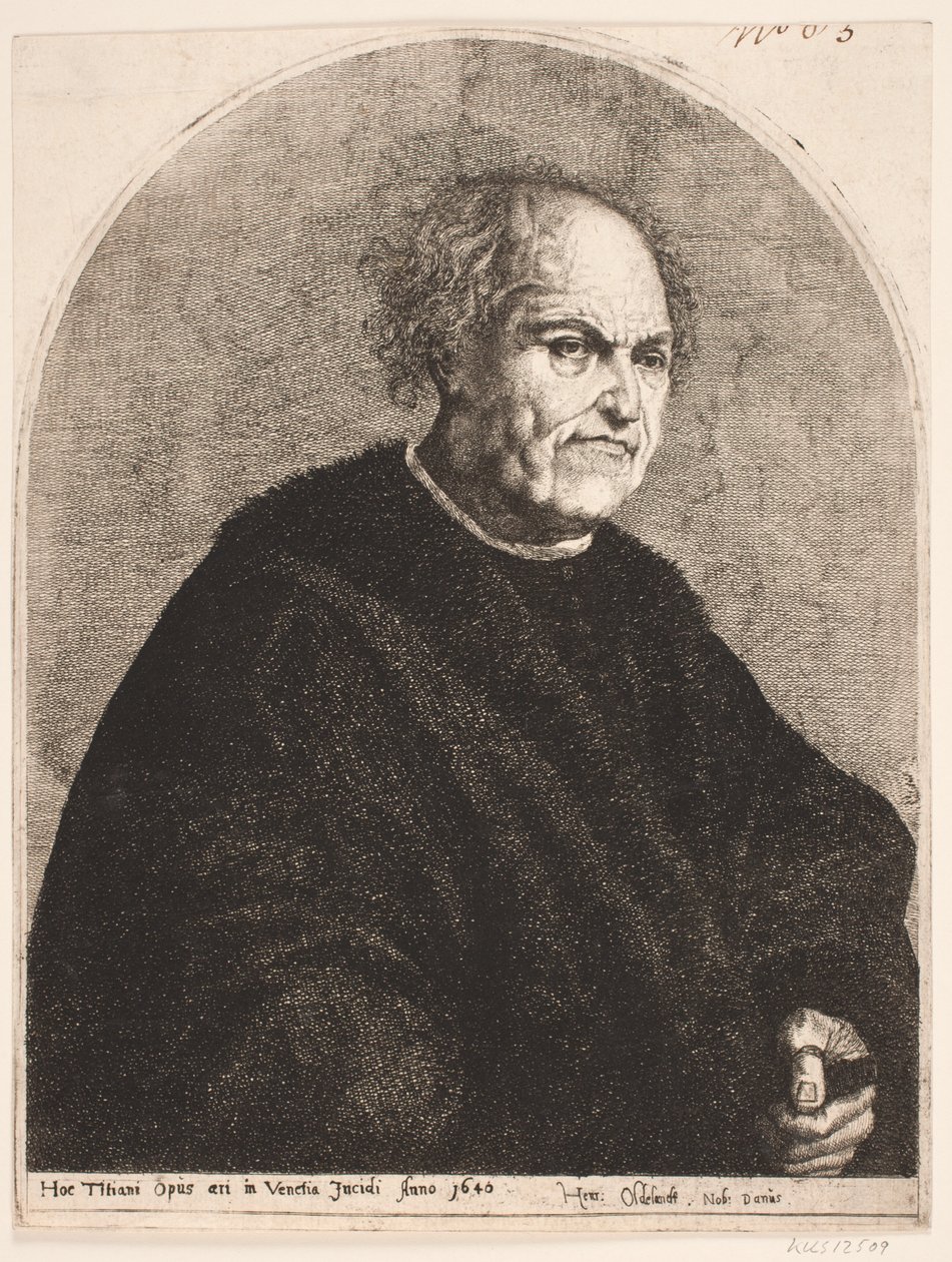 Älterer Mann im Pelzmantel von Henrik Oldeland