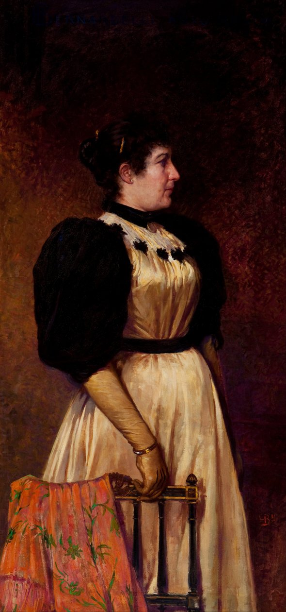 Porträt einer Dame von Henrique Bernardelli