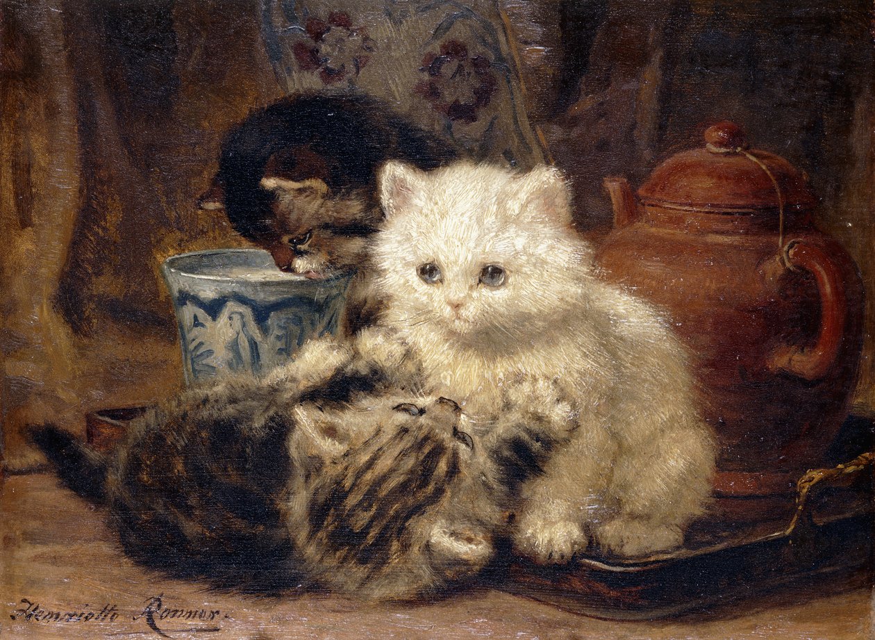 Nachmittagstee von Henriëtte Ronner Knip