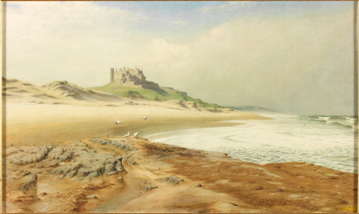 Bamburgh Castle von Henry Burdon Richardson