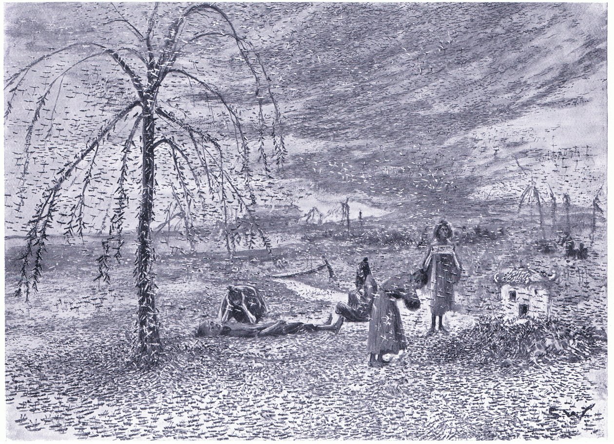Eine Heuschreckenplage von Henry Charles Seppings Wright