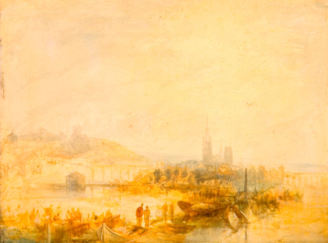 Eine Studie von Rouen (Tafel) von Henry Dawson