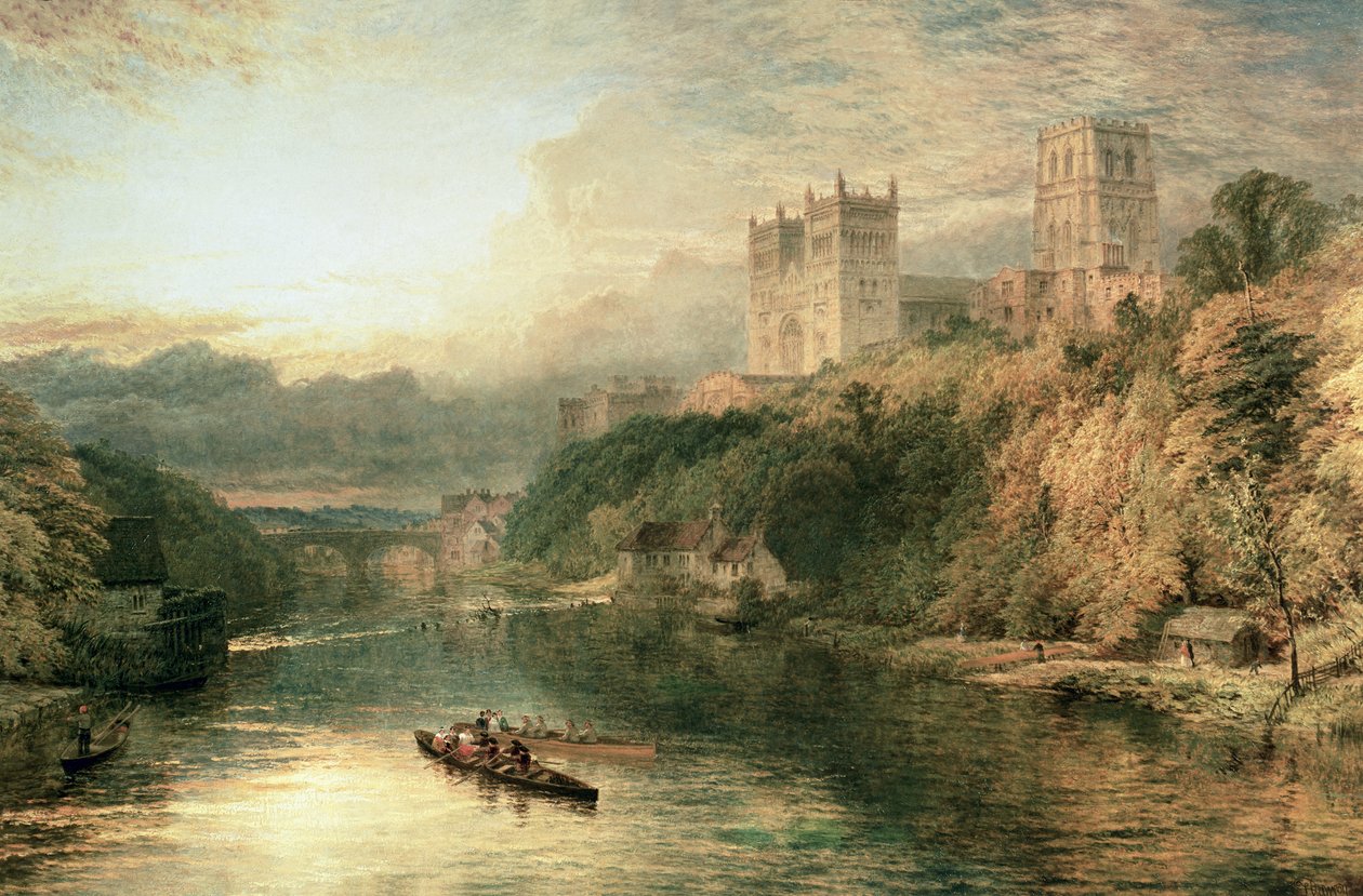 Kathedrale von Durham von Henry Dawson